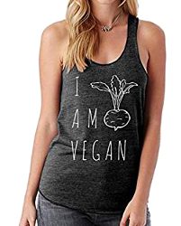 Camiseta veraniega "I am vegan" de deporte