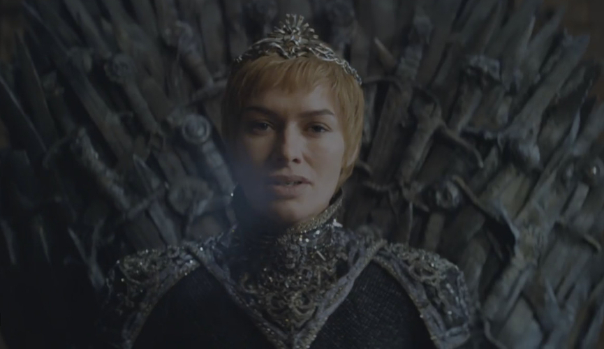Cersei Lannister, reina de todos los Badassery trono de hierro,helada bocanada de aire Desembarco del rey Juego de tronos
