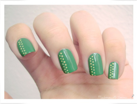 Color de uñas verdes
