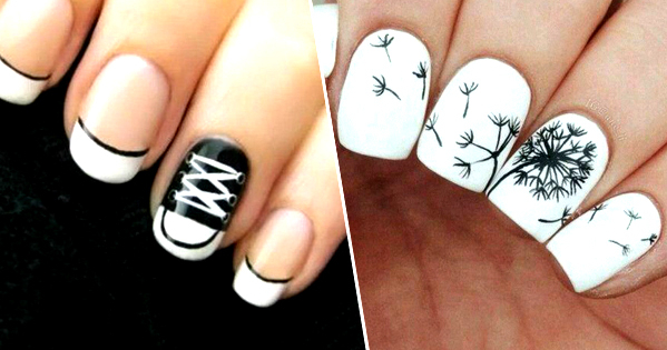 Uñas decoradas minimal nail art