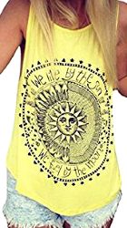 Blusa sin mangas con dibujo de sol