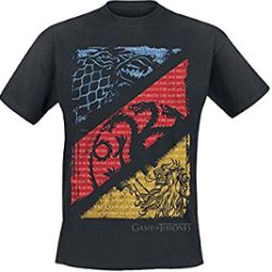 Camiseta Juego de Tronos Stark, Targaryen y Lannister