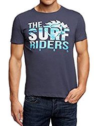 Remera con estampado surfero