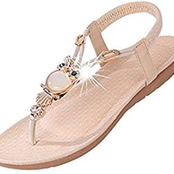 Sandalias de dedo diamantes