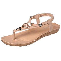 Sandalias flip flop con corazón