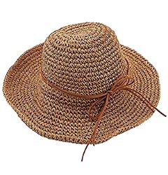 Sombrero de paja para el sol de playa